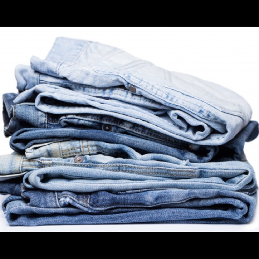 Multiple pairs of jeans